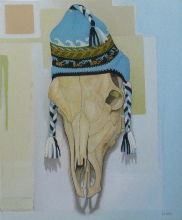 bone chiller oil on canvas